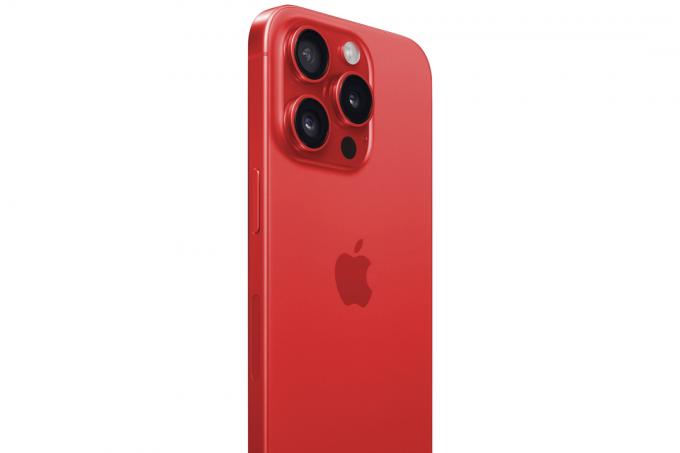 iPhone 15 Pro en color rojo.