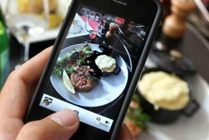 Instagram food porn kan je diner verpesten