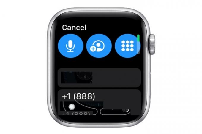 Schnittstelle zum Teilen von Apple Watch-Gesichtern.