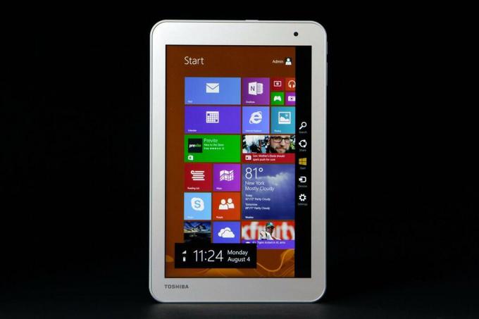 TOSHIBA Encore 2 inceleme ekranı ön dikey