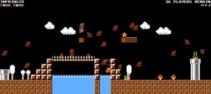 Darmowa gra internetowa Super Mario Maker 2 Battle Royale stworzona przez fanów