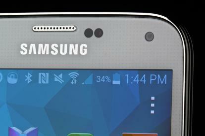 Samsung Galaxy S5 anmeldelse makro front