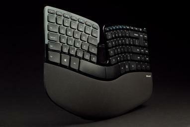 Levi kot ergonomske tipkovnice Microsoft Sculpt