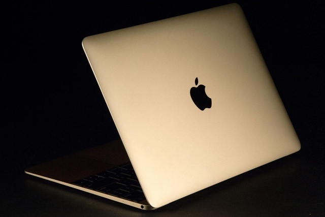 Apple MacBook Gold 2015 nugaros kampas
