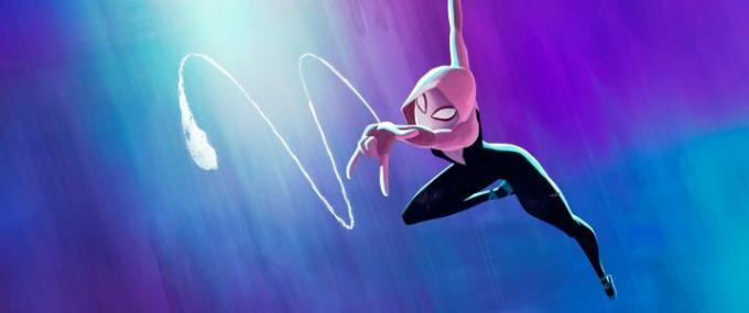 Across the Spider-Verse'deki Gwen Stacy.