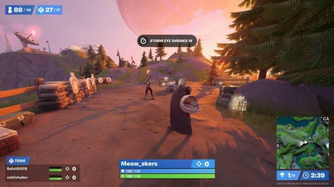 Affronter Riot dans Fortnite.