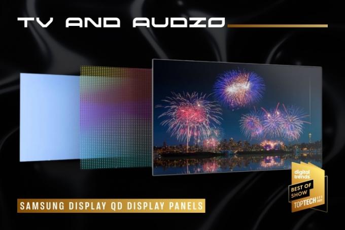 Top-Technologie der CES 2022: TV- und Audio-Samsung Display QD-Display-Panels