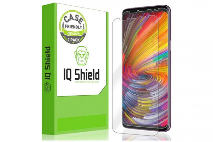 IQShield филм протектор за екран за Galaxy S9 и S9 Plus.