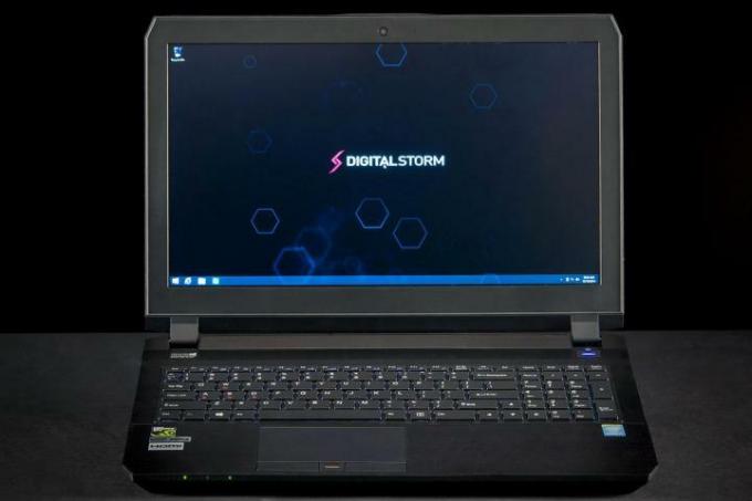 Laptop utama Digital Storm Triton penuh