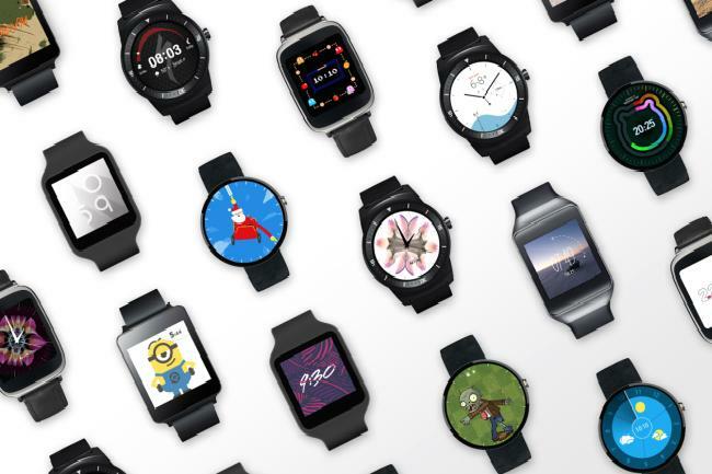 mostradores de relógio android wear