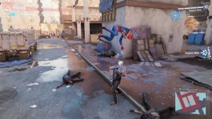 marvel's spider-man borbeno odijelo mod vodič izbjegavanje oštećenja izbjegavanje