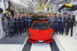 O último Lamborghini Gallardo sai da linha de produção