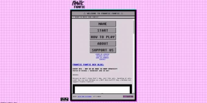 Frantic Fanfic convierte la mala ficción de fans en un juego de fiesta