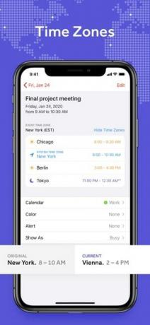 beste apps voor kleine bedrijven Fantastical2 app tijdzones screenshot 3
