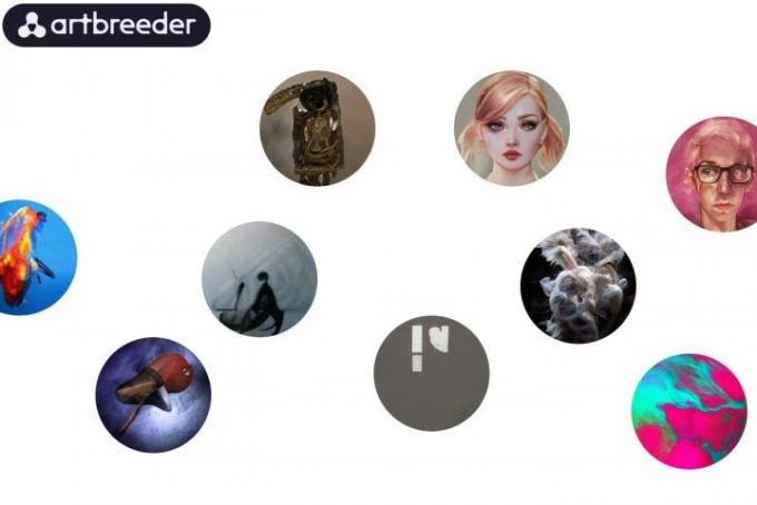 Artbreeder AI bildgenerator.