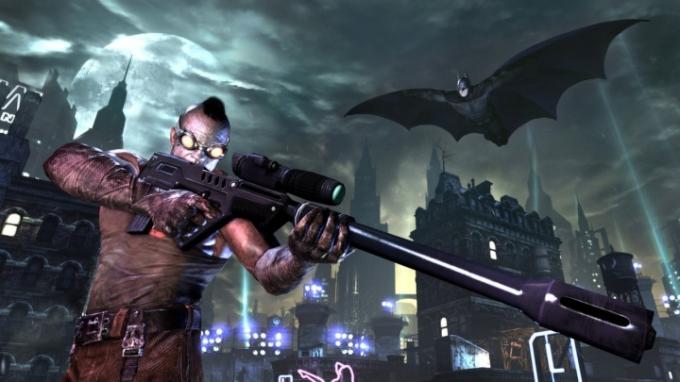 zrzut ekranu przedstawiający Batman Arkham City na komputerze