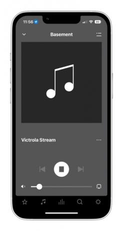 Victrola Stream i Sonos-appen.