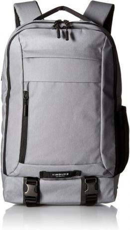 Vista frontal aproximada do Timbuk2 Authority Pack.