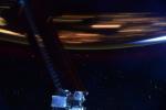 Space Station Photo yrittää välittää satelliitin suuren nopeuden