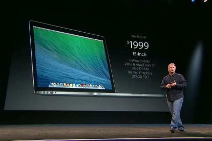 Apple Macbook Pro ogłasza cenę 15 cali 2