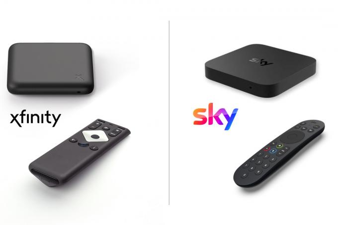 La box de streaming Comcast XiOne pour Xfinity et pour Sky.