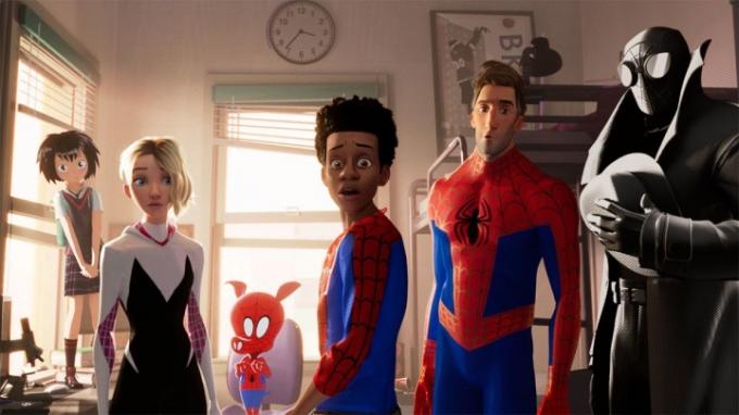 Spider-Heroes of Spider-Man: Into the Spider-Verse.