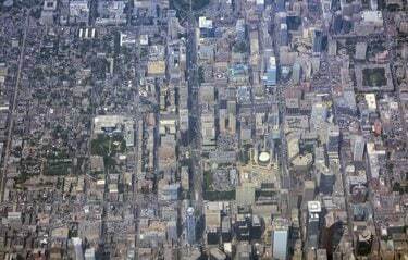 Centar Toronta, pogled iz zraka