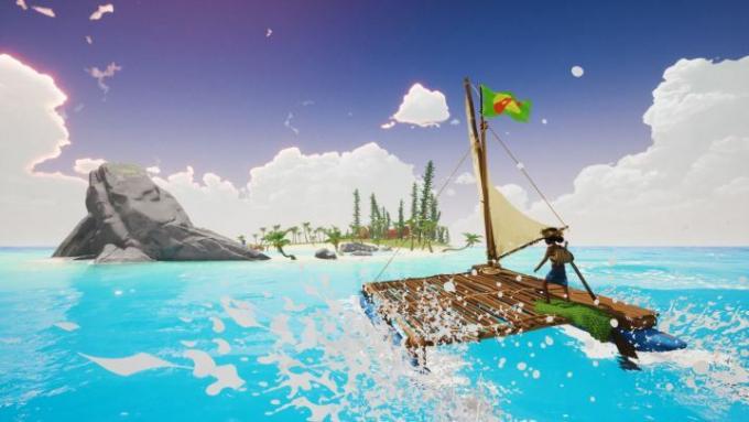 Oyuncu Tchia'da uzak bir adaya yelken açar.