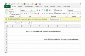 ฉันจะอัปเดตลิงก์ใน Excel ได้อย่างไร