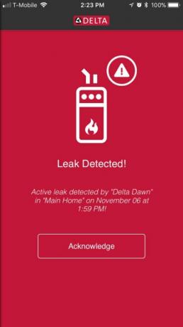 aplikácia na kontrolu detektora úniku wi-fi delta 3