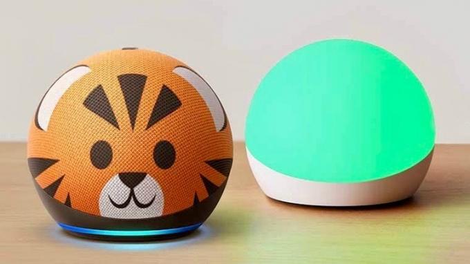 Slika Echo Dot 4. generacije z Echo Glow