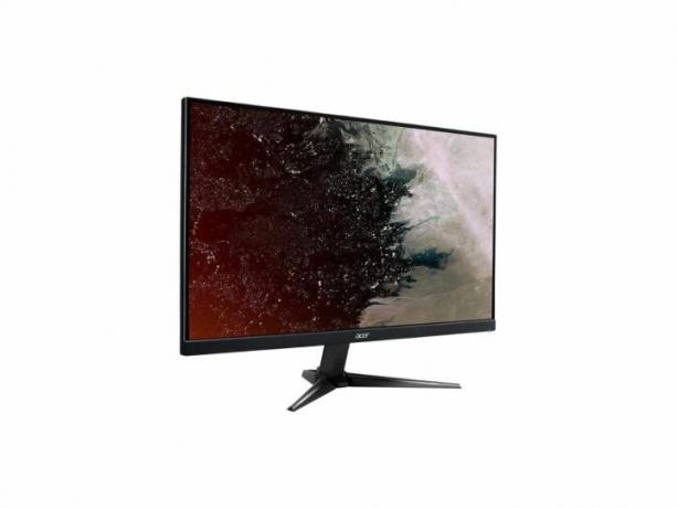 Monitor Acer 27-inch VG270U pe fundal alb.