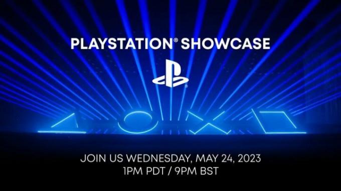 Sony의 2-23 PlayStation 쇼케이스를 자세히 설명하는 프로모션 이미지.