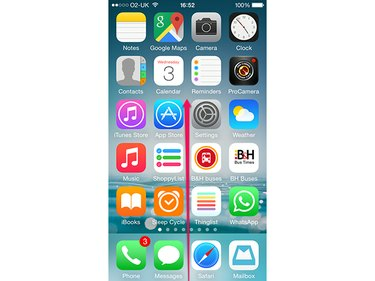 Der Startbildschirm des iPhones.