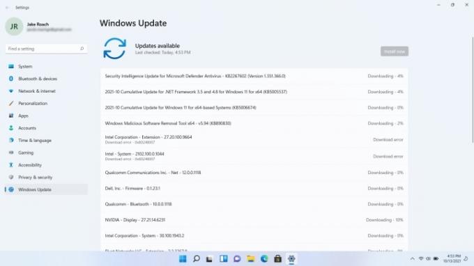 Windows 11 päivityssivu.