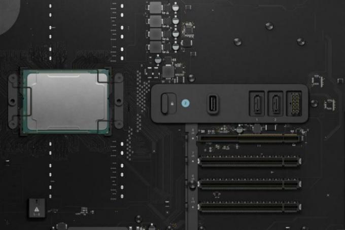 Mac Pro PCIe 구성 요소.