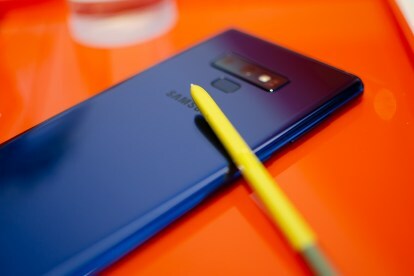 Galaxy Note 9 blå med s penna