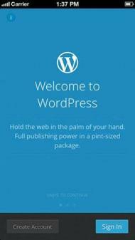 Wordpress-kuvakaappaus