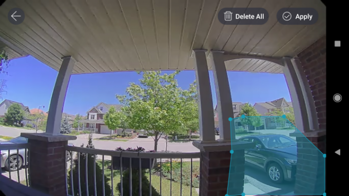 wisenet smartcam d1 videó csengő áttekintése képernyőzónák
