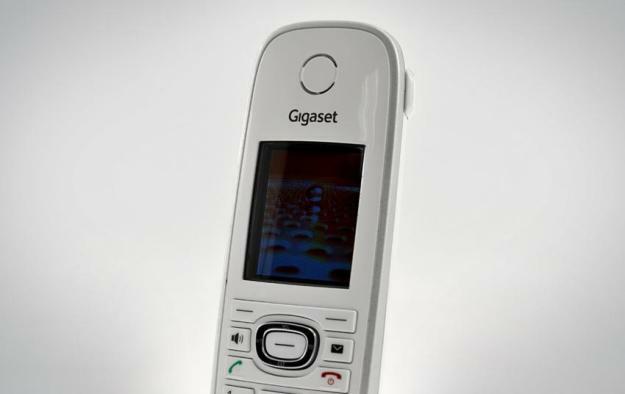 Gigaset C595 C590 טלפון אלחוטי סקירת פרטי הפנים הקדמיים