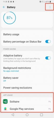 Utilisation de la batterie Android