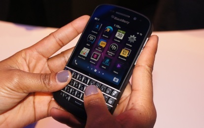 BlackBerry Q10 – kasutades QWERTY-klaviatuuri