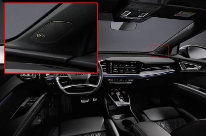 Alto-falante Sonos dentro do Audi E-Tron 2022