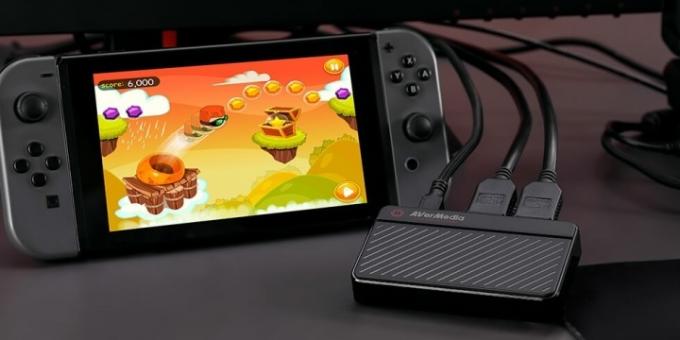 AverMedia Live Gamer Mini Nintendo Switch-hez csatlakozik.