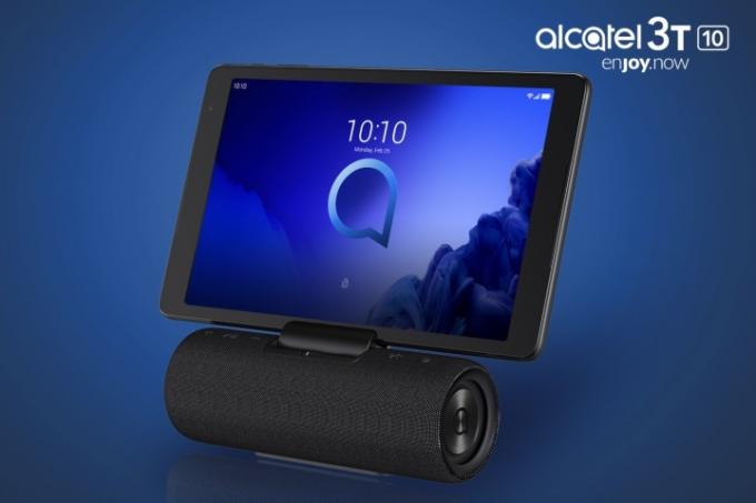 składane telefony tcl mwc 2019 alcatel 3t 10 z dźwiękiem