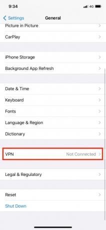 Εγγενείς ρυθμίσεις VPN για iPhone.