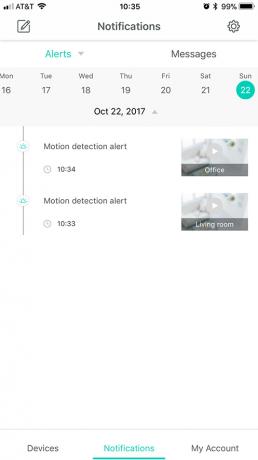 wyzelabs wyze cam notifikasi layar aplikasi ulasan langsung