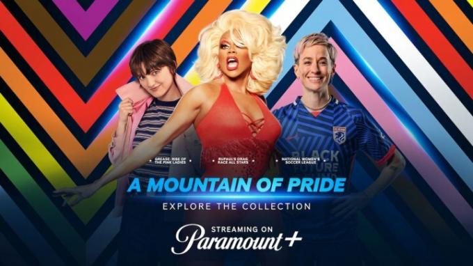 Poster voor de Pride Month-collectie van Paramount+.