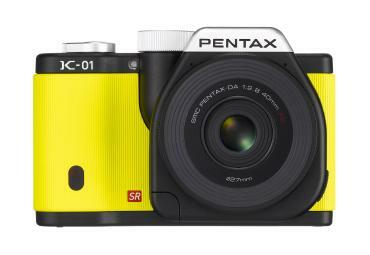 Огляд жовтого бездзеркального фотоапарата Pentax K-01