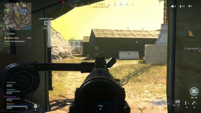 Pogodba Supply Run v Call of Duty: Warzone.